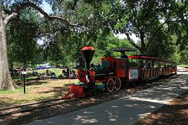 train at Landa Park